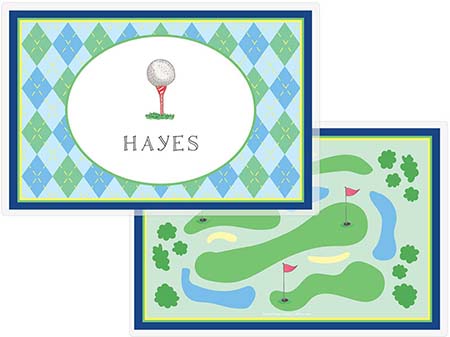Placemats by Kelly Hughes Designs (Tee Time) Placemats by Kelly Hughes Designs (Tee Time)