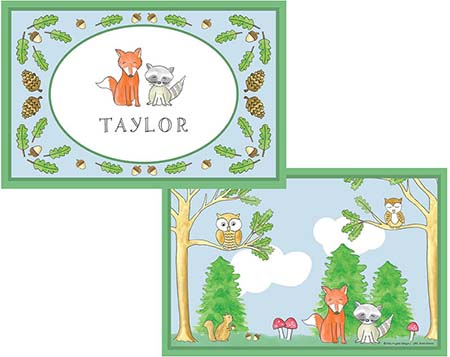 Placemats by Kelly Hughes Designs (Forest Friends)