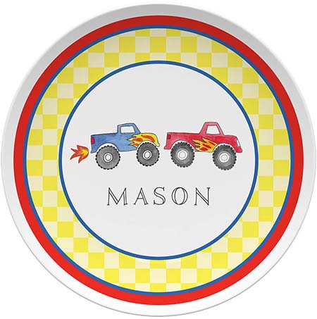 Plates by Kelly Hughes Designs (Monster Trucks)