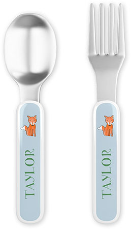 Fork and Spoon Utensil Sets by Kelly Hughes Designs (Forest Friends)