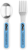 Fork and Spoon Utensil Sets by Kelly Hughes Designs (Superhero)
