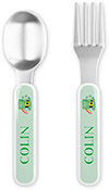 Fork and Spoon Utensil Sets by Kelly Hughes Designs (Lucky Charm)