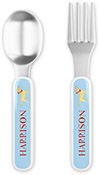 Fork and Spoon Utensil Sets by Kelly Hughes Designs (Summer Parade)