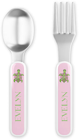 Fork and Spoon Utensil Sets by Kelly Hughes Designs (Sea Turtle) Fork and Spoon Utensil Sets by Kelly Hughes Designs (Sea Turtle)