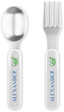 Fork and Spoon Utensil Sets by Kelly Hughes Designs (Knights And Dragons) Fork and Spoon Utensil Sets by Kelly Hughes Designs (Knights And Dragons)