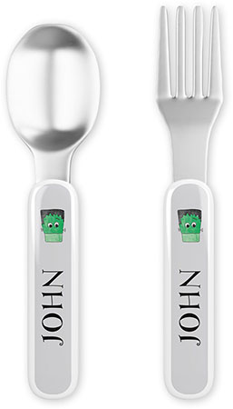 Fork and Spoon Utensil Sets by Kelly Hughes Designs (Monster Mash) Fork and Spoon Utensil Sets by Kelly Hughes Designs (Monster Mash)