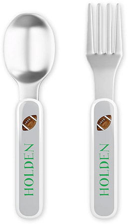 Fork and Spoon Utensil Sets by Kelly Hughes Designs (Game Day) Fork and Spoon Utensil Sets by Kelly Hughes Designs (Game Day)