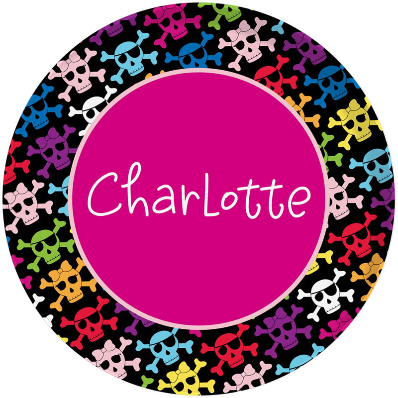 Melamine Plates by iDesign (Skulls) More Than Paper