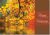 Thanksgiving Greeting Cards by Birchcraft Studios - Autumn Reflection