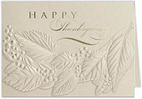 Thanksgiving Greeting Cards by Carlson Craft - Thanksgiving Elegance