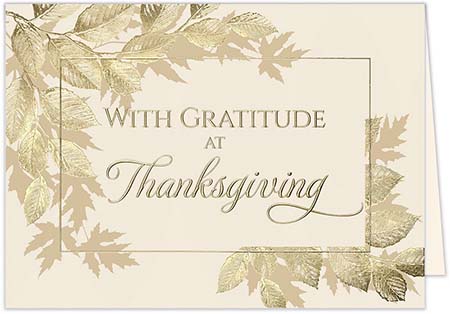 Thanksgiving Greeting Cards by Carlson Craft - Autumn Gratitude Thanksgiving Greeting Cards by Carlson Craft - Autumn Gratitude