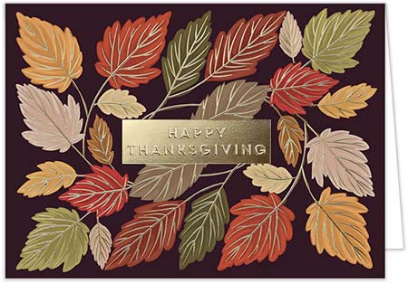 Thanksgiving Greeting Cards by Carlson Craft - Autumn's Gift Thanksgiving Greeting Cards by Carlson Craft - Autumn's Gift