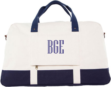 Expedition Weekender Natural With Navy Trim by CB Station Expedition Weekender Natural With Navy Trim by CB Station