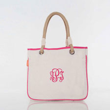 Rope Totes by CB Station (Hot Pink Trim)