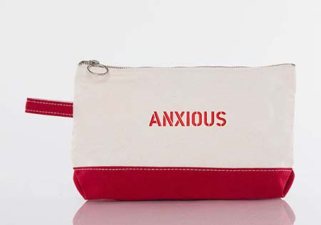 ANXIOUS Makeup Bags by CB Station