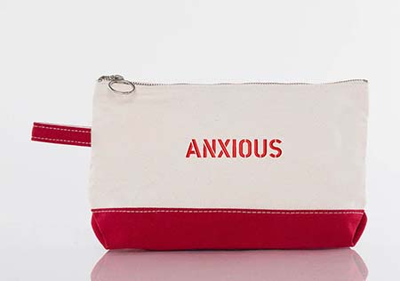 ANXIOUS Makeup Bags by CB Station ANXIOUS Makeup Bags by CB Station