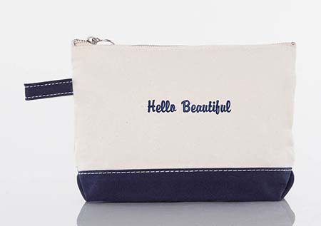 Hello Beautiful Makeup Bags by CB Station Hello Beautiful Makeup Bags by CB Station