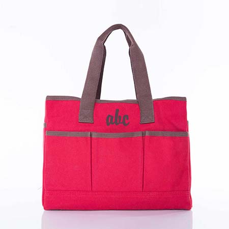 Red Utility Tote Bags by CB Station Red Utility Tote Bags by CB Station