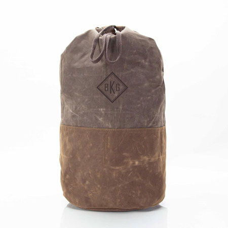 Olive Waxed Laundry Duffels by CB Station