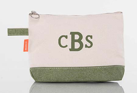 Metallic Green Metallics Makeup Bags by CB Station