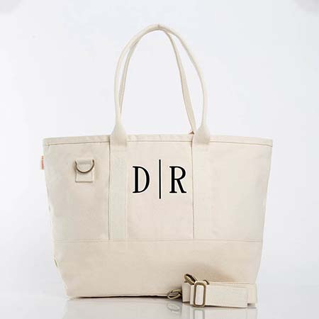 Personalised Monogram Shoulder Tote Bag, Women's Handbag, shoulder