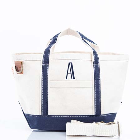 Navy Crossbody Canvas Tote Bags by CB Station Navy Crossbody Canvas Tote Bags by CB Station