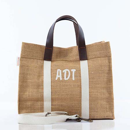 Jute Mini Advantage Tote Bags by CB Station