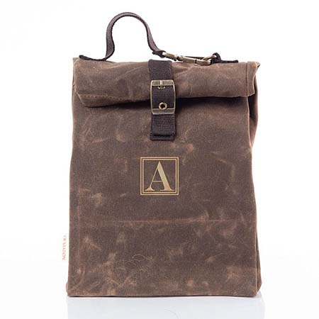 Khaki Waxed Lunch Sacks by CB Station