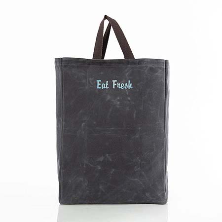 Slate Waxed Canvas Market Totes by CB Station Slate Waxed Canvas Market Totes by CB Station