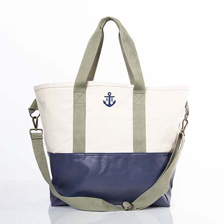 Navy Adventure Tote Bags by CB Station Navy Adventure Tote Bags by CB Station