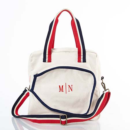 Natural Trimmed Pickleball Bag by CB Station Natural Trimmed Pickleball Bag by CB Station