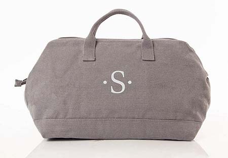 Gray Recycled Zippered Handbags by CB Station Gray Recycled Zippered Handbags by CB Station
