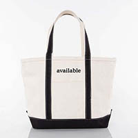 available Medium Canvas Tote Bags by CB Station