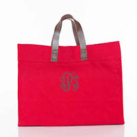 Red Advantage Tote Bags by CB Station