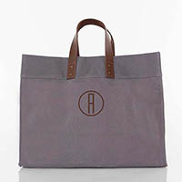 Gray Advantage Tote Bags by CB Station