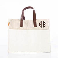 Natural Book Tote Bags by CB Station
