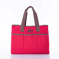 Red Utility Tote Bags by CB Station