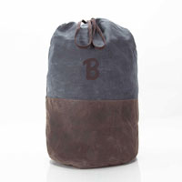 Slate Waxed Laundry Duffels by CB Station