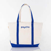 psycho Medium Canvas Tote Bags by CB Station