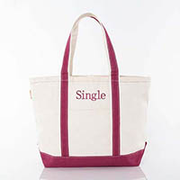 Single Medium Canvas Tote Bags by CB Station