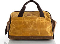Yellow Waxed Tool Bags by CB Station