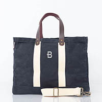 Slate Waxed Commute Tote Bags by CB Station