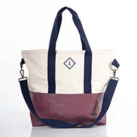 Mauve Adventure Tote Bags by CB Station