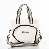 Natural Green Trimmed Pickleball Bag by CB Station