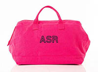 Solid Pink Recycled Zippered Handbags by CB Station