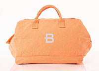 Orange Recycled Zippered Handbags by CB Station