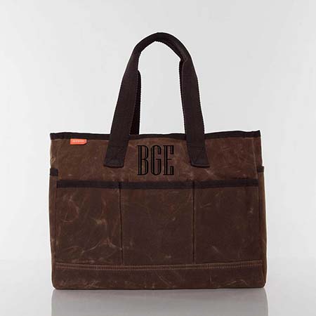 Khaki Waxed Utility Tote Bags by CB Station Khaki Waxed Utility Tote Bags by CB Station