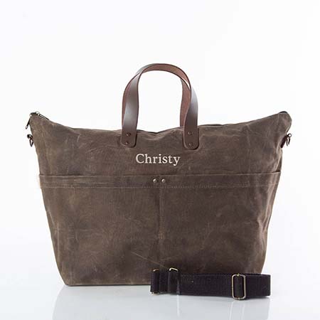 Olive Waxed Traveler Totes by CB Station Olive Waxed Traveler Totes by CB Station