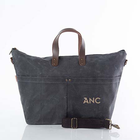 Slate Waxed Traveler Totes by CB Station Slate Waxed Traveler Totes by CB Station