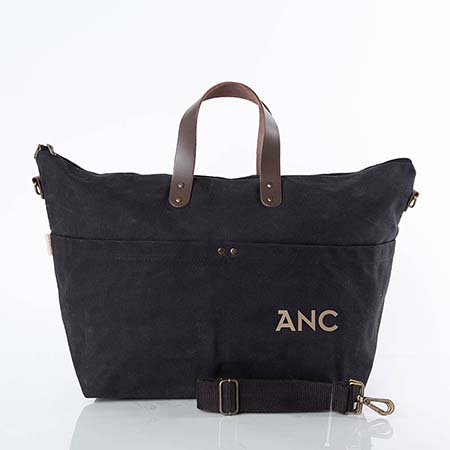 Black Waxed Traveler Totes by CB Station Black Waxed Traveler Totes by CB Station